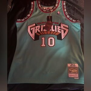 Mike Bibby Grizzly jersey / Mitchell & Ness